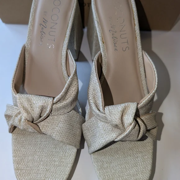 Coconuts By Matisse Esme Knot Slide Sandal - Natural Women's Size 9 New - Picture 3 of 7
